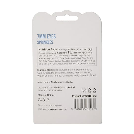 PME Cake Sweet Street® Eyeball Sprinkles